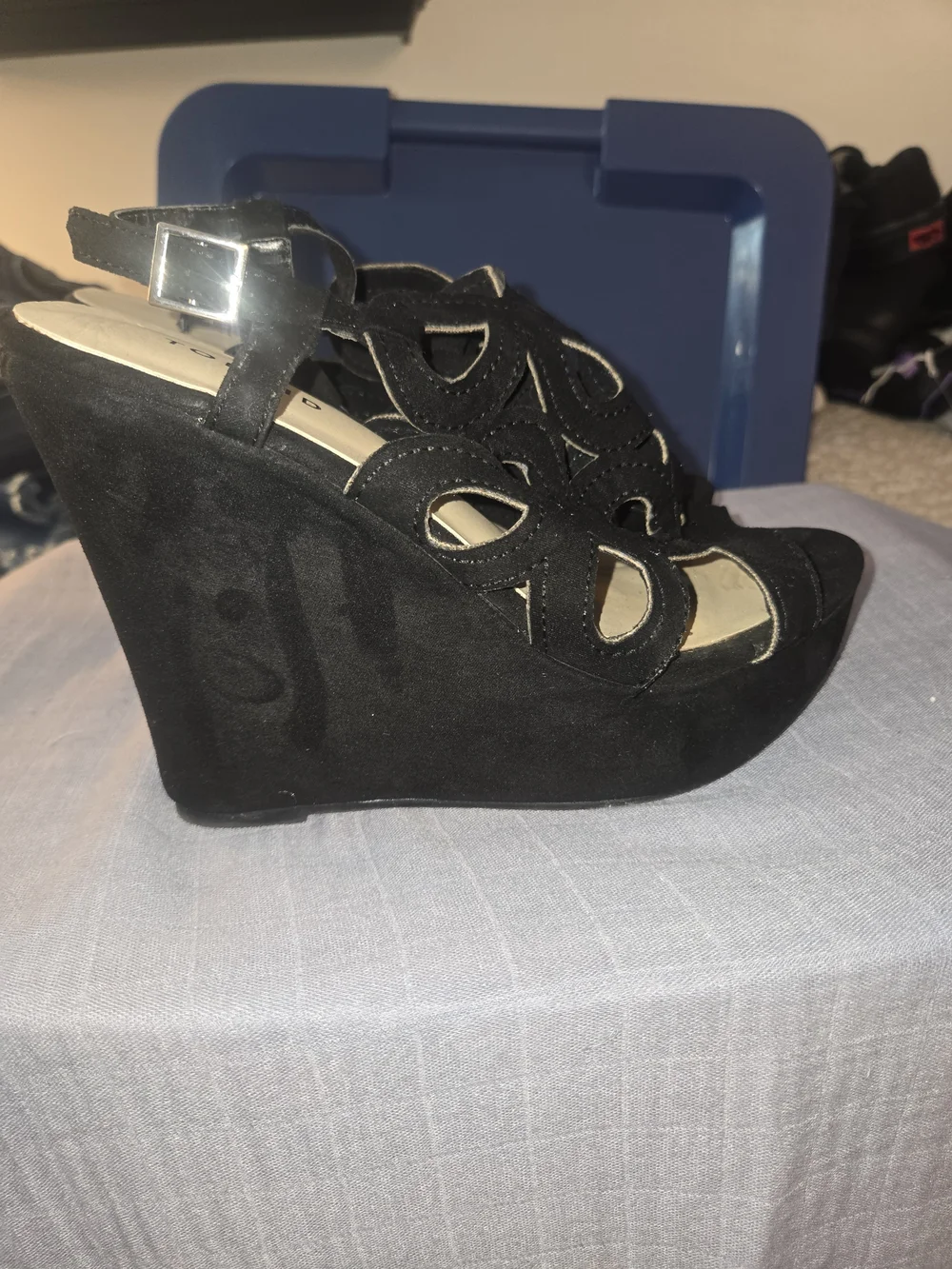 torrid black suede